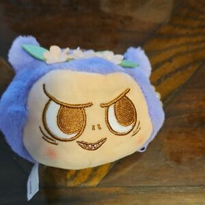 POPMART YAYA REVERSIBLE Purple Plush EAR BUD HOLDER.